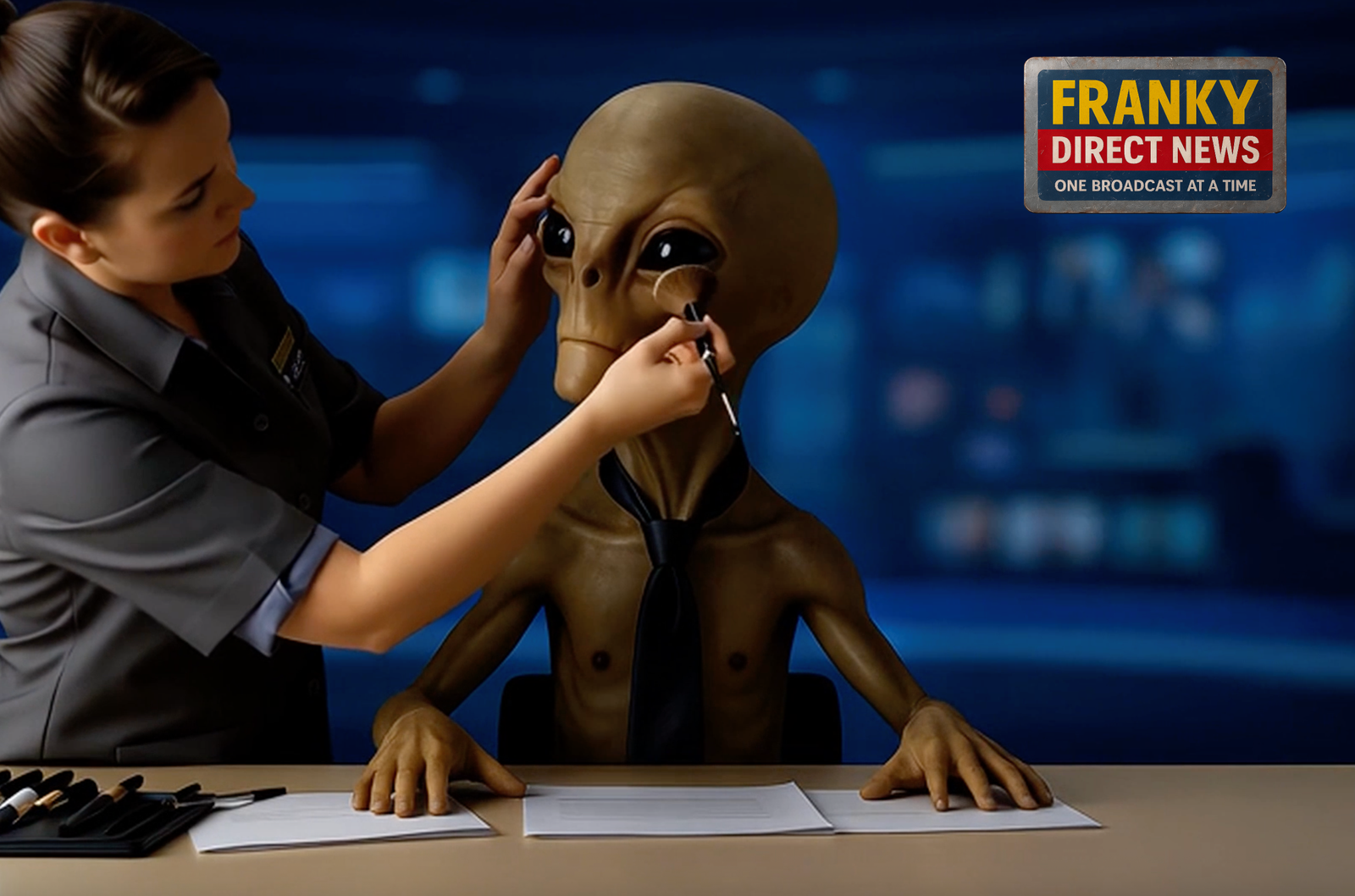 Franky preparing for live